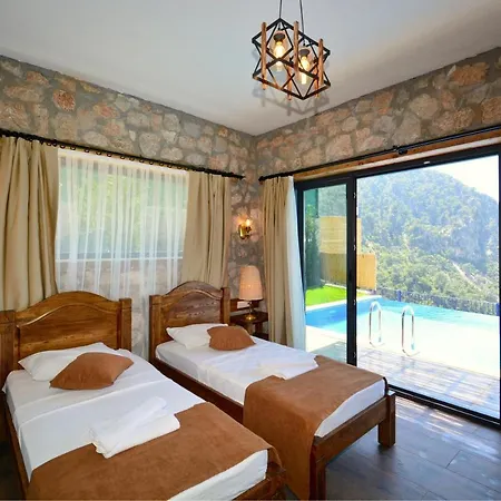 2 Bedroom Private With Infinity Pool And Sea View Faralya